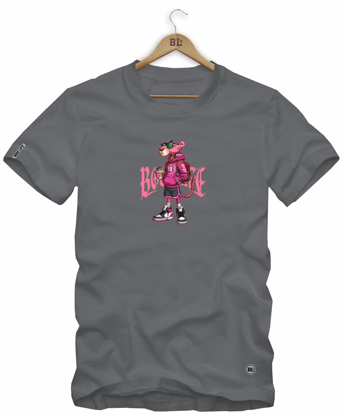 Camiseta Boss Life Style Panther 3 Frente e Costas