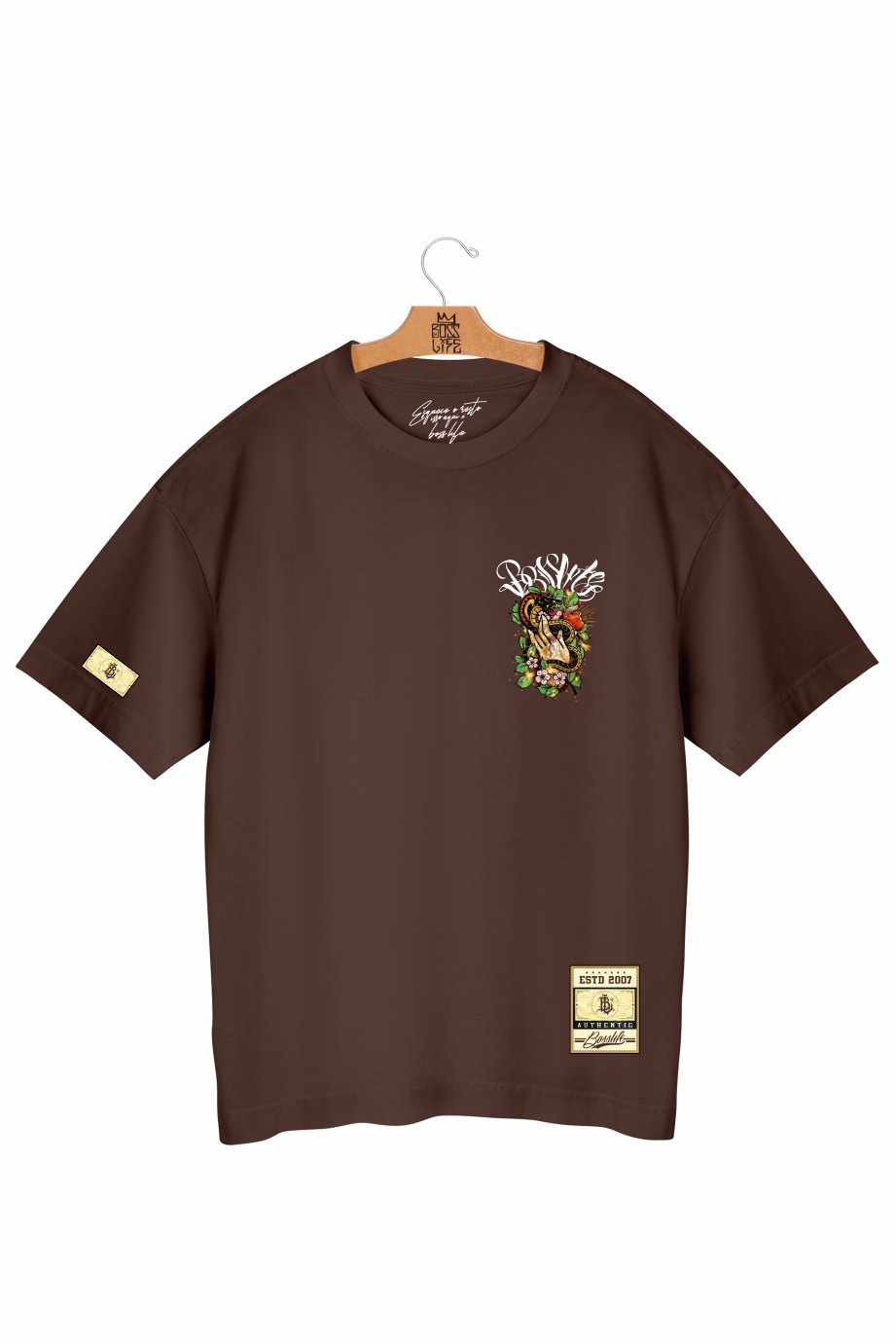 Camiseta Oversized The Fall Frente e Costas