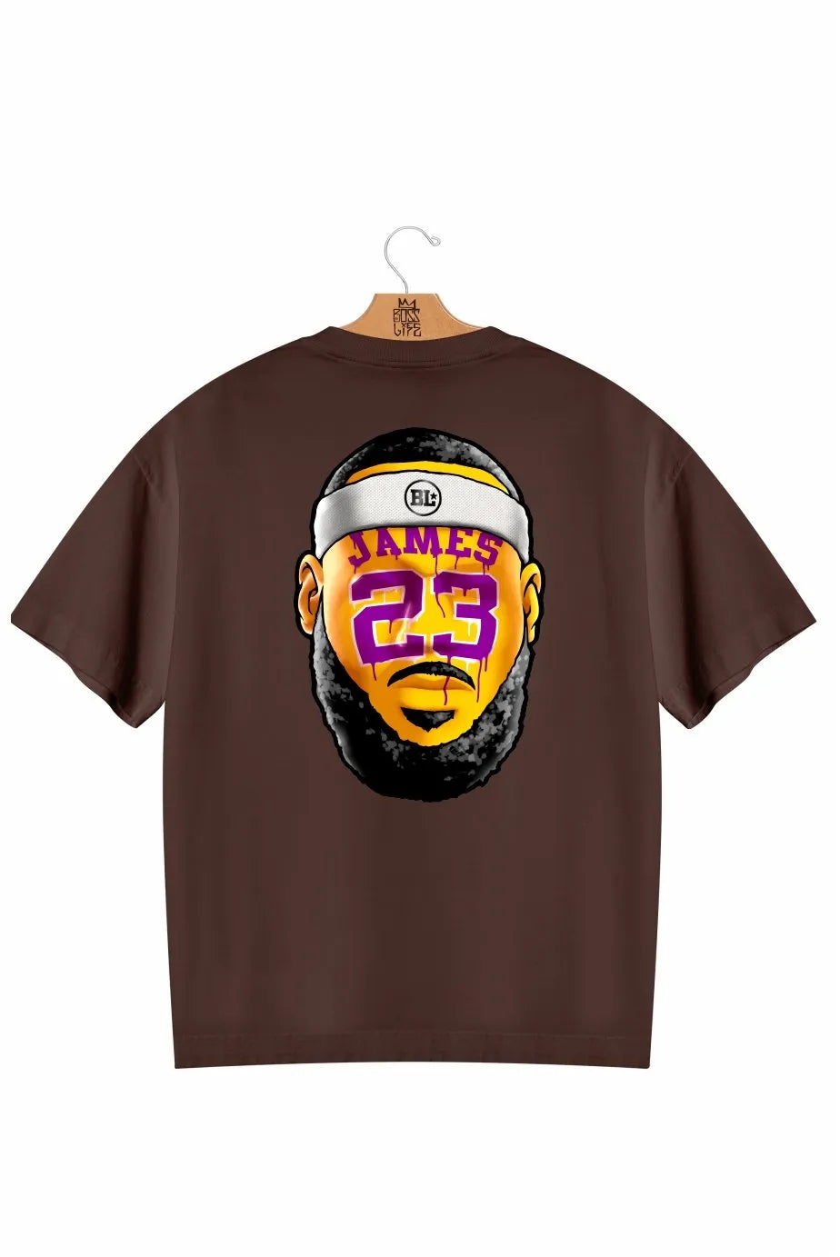 Camiseta Oversized Bl Lebron 23 Frente e Costas