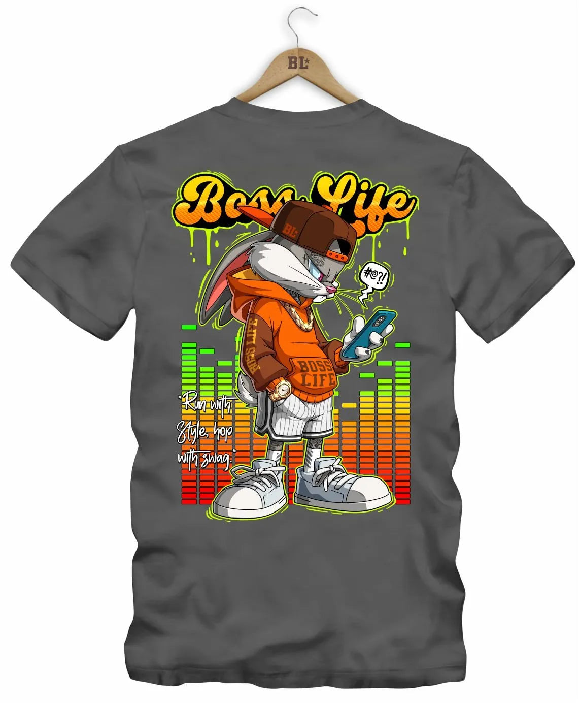 Camiseta Boss Life Bunny 2 Frente e Costas