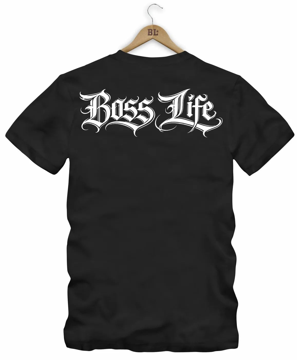 Camiseta Boss Life Signature Core 2 Frente e Costas