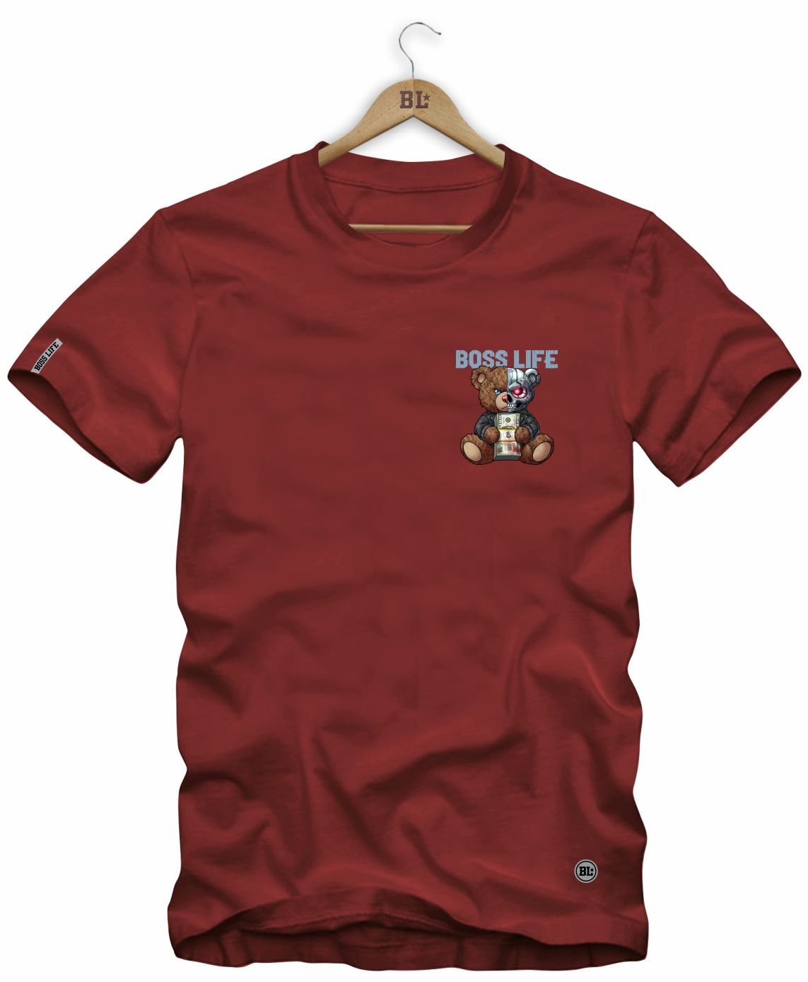 Camiseta Boss Life Teddy Cyber 3 Frente e Costas