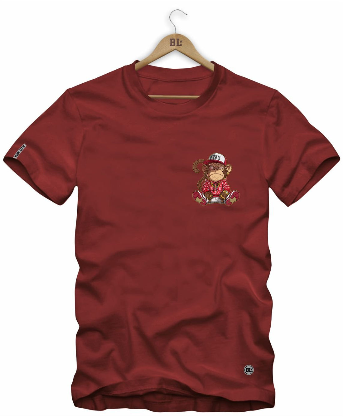 Camiseta Boss Life Style kong 2 Frente e Costas