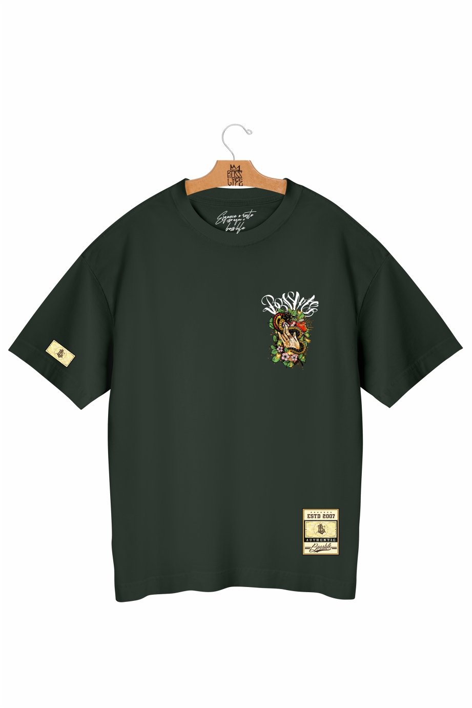 Camiseta Oversized The Fall Frente e Costas