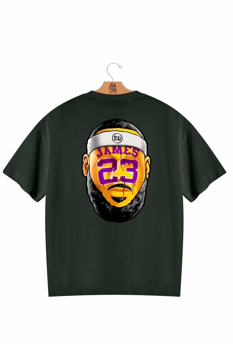 Camiseta Oversized Bl Lebron 23 Frente e Costas