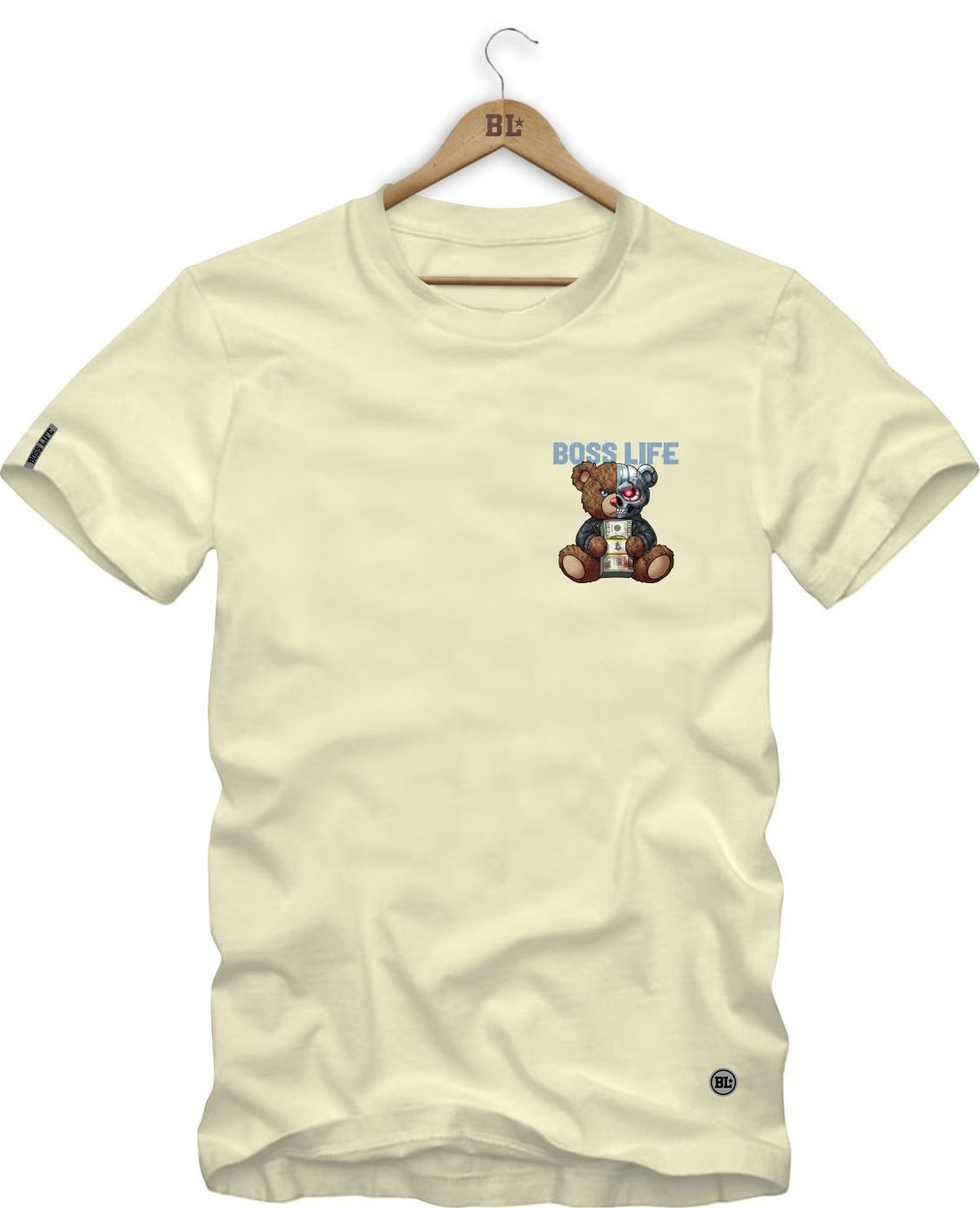 Camiseta Boss Life Teddy Cyber 3 Frente e Costas