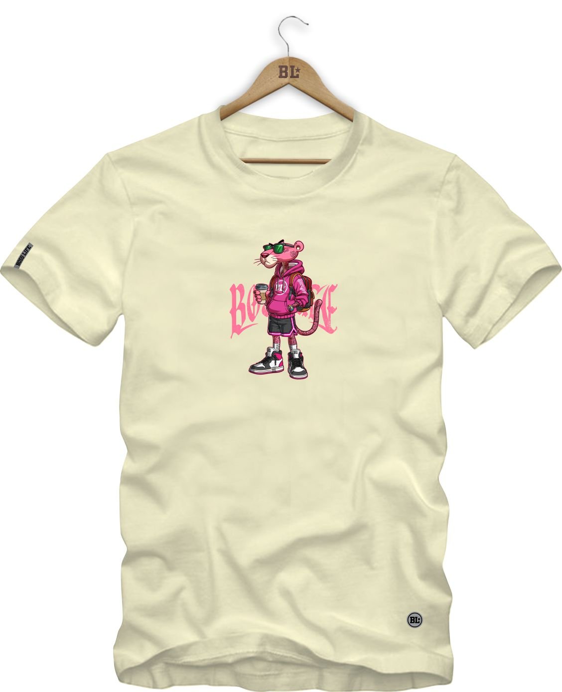 Camiseta Boss Life Style Panther 3 Frente e Costas