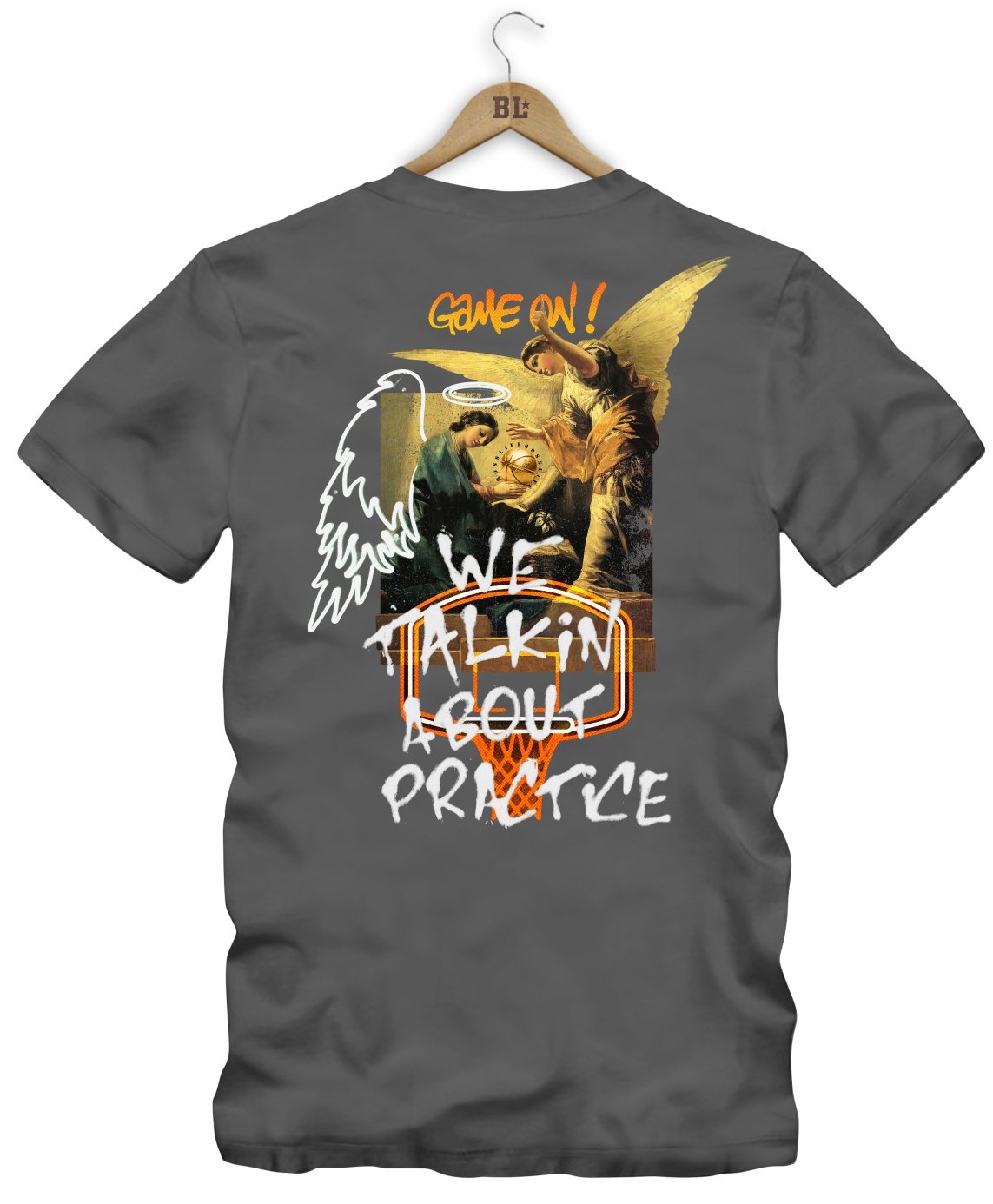 Camiseta Boss Life Basket Angel Frente Costas