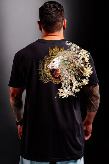 Camiseta Boss Life Golden Roar Frente e Costas