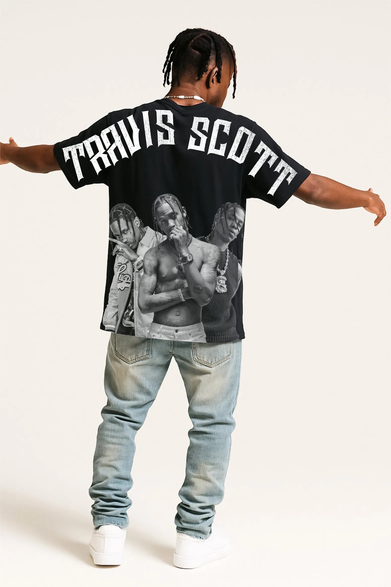 Camiseta Oversized Street Poster Travis