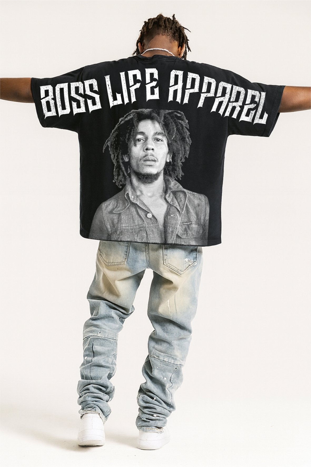 Camiseta Oversized Street Poster Bob