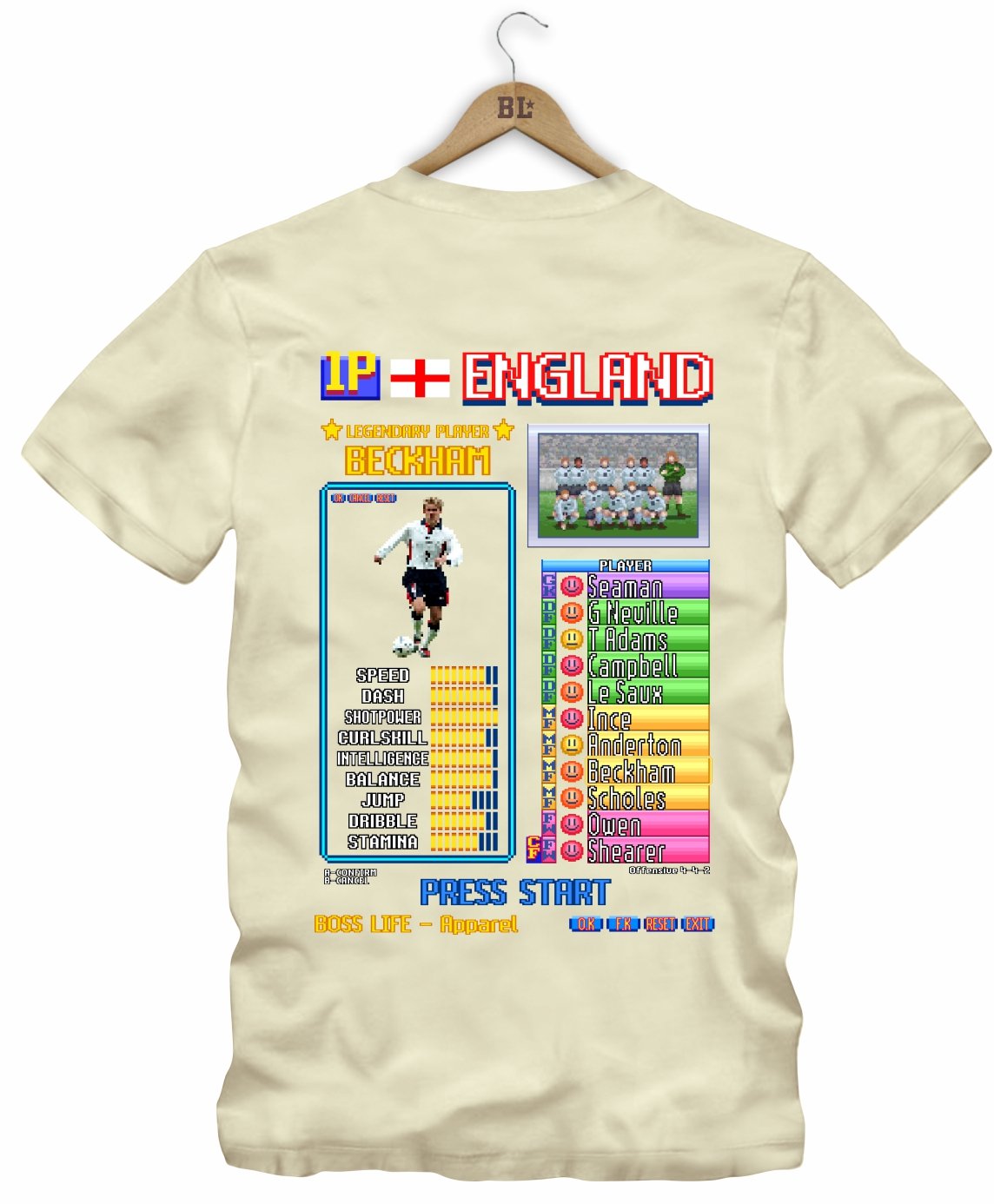 Camiseta Legends Card DB7 Frente e Costas