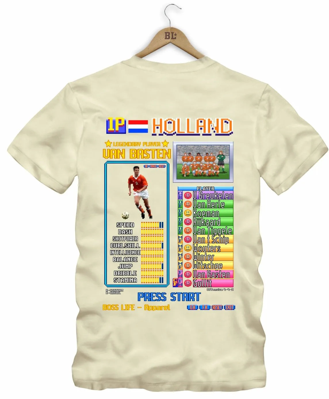 Camiseta Legends Card van Basten Frente e Costas