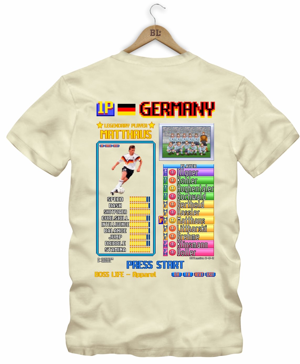 Camiseta Legends Card Matthaus Frente e Costas