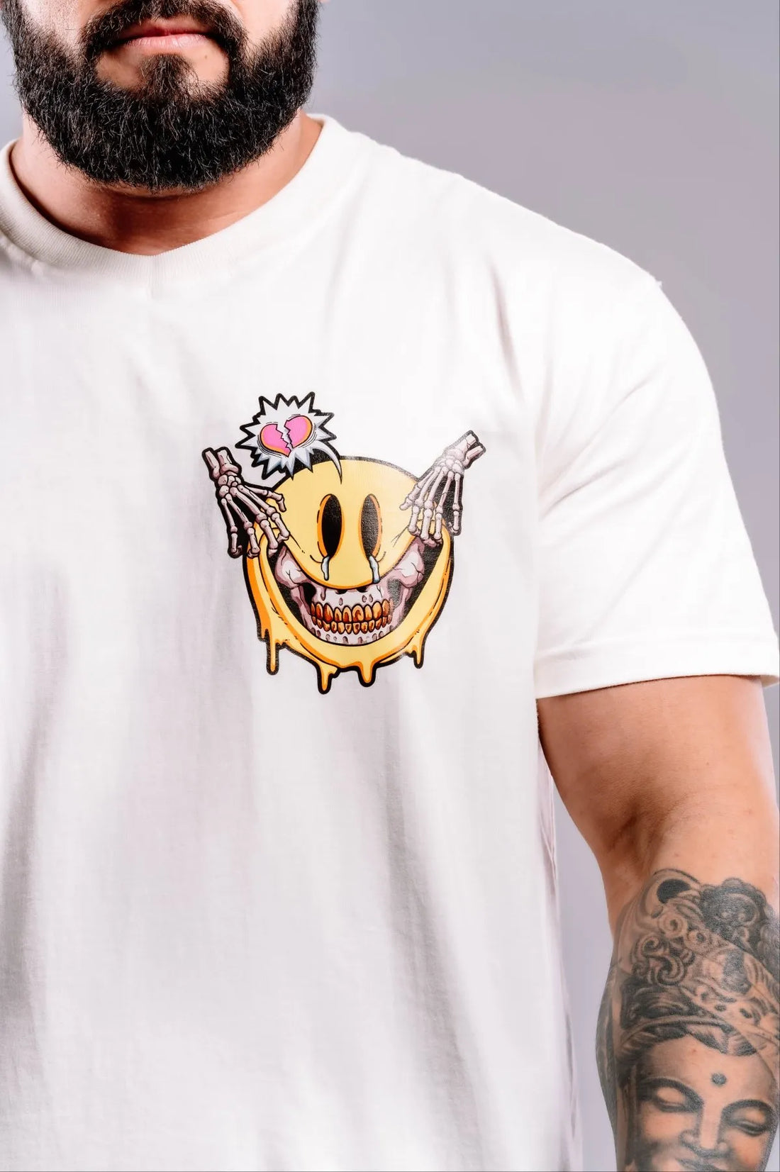 Camiseta Smile Skull BL Small