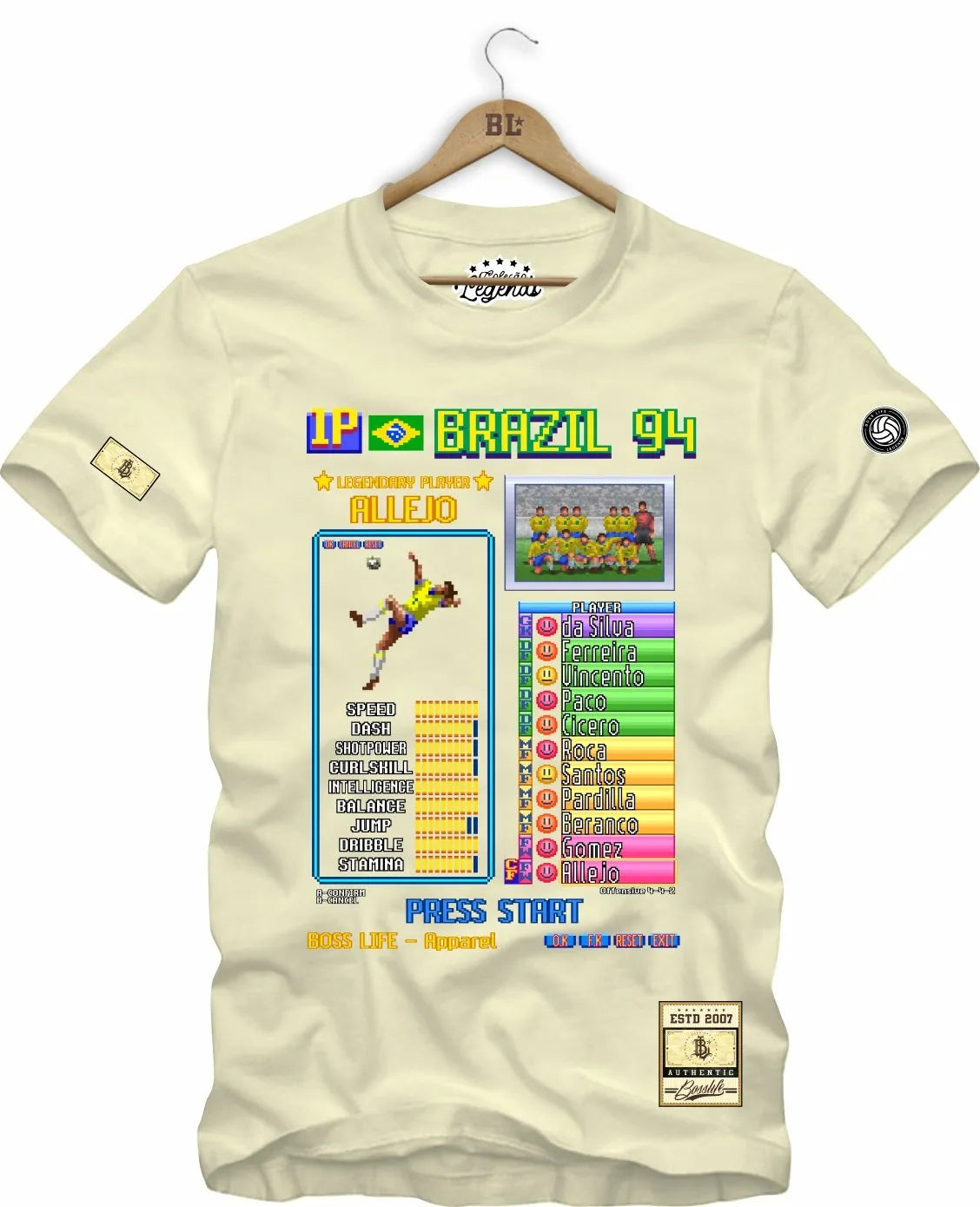 Camiseta Legends Card Allejo