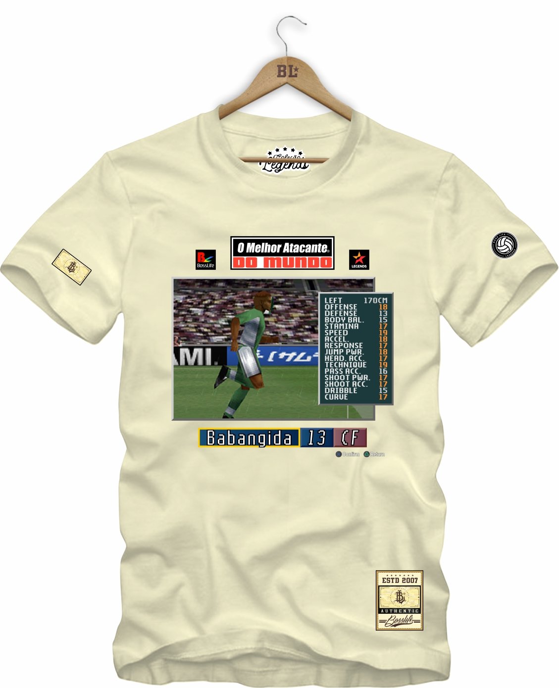 Camiseta Legends Card Babangida