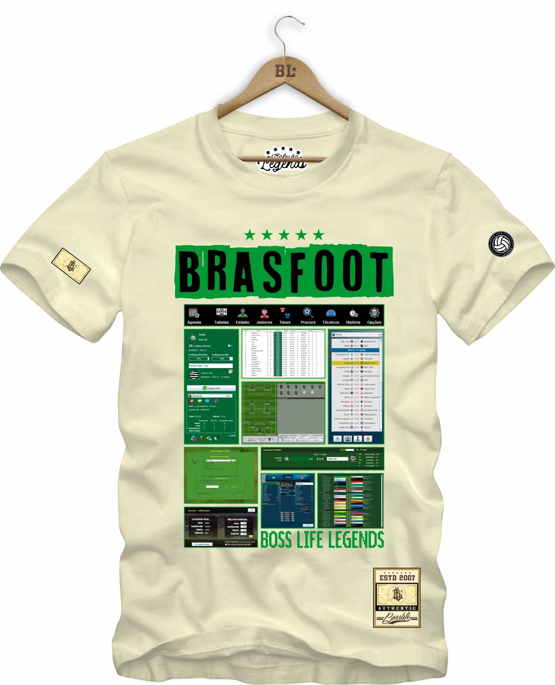 Camiseta Legends Brasfoot Manager