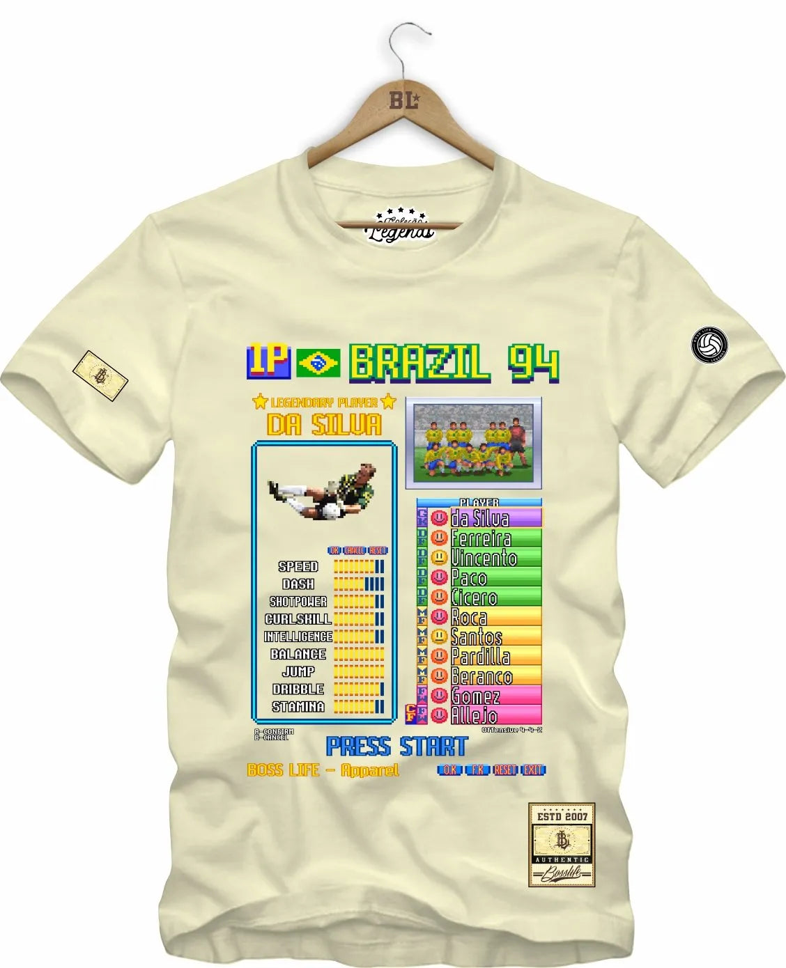 Camiseta Legends Card Da Silva