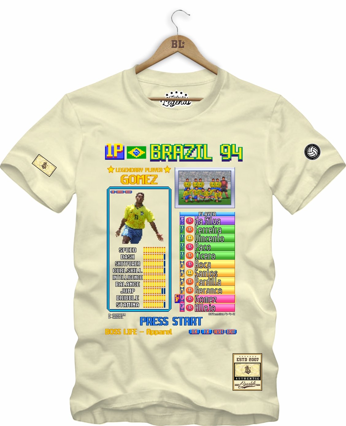 Camiseta Legends Card Gomez