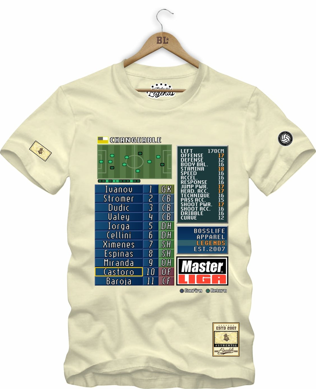 Camiseta Legends Master Liga
