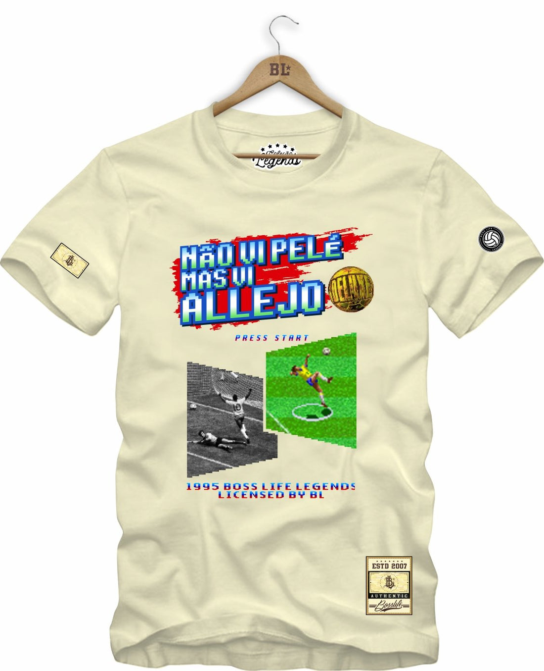 Camiseta Legends Não Vi Pele