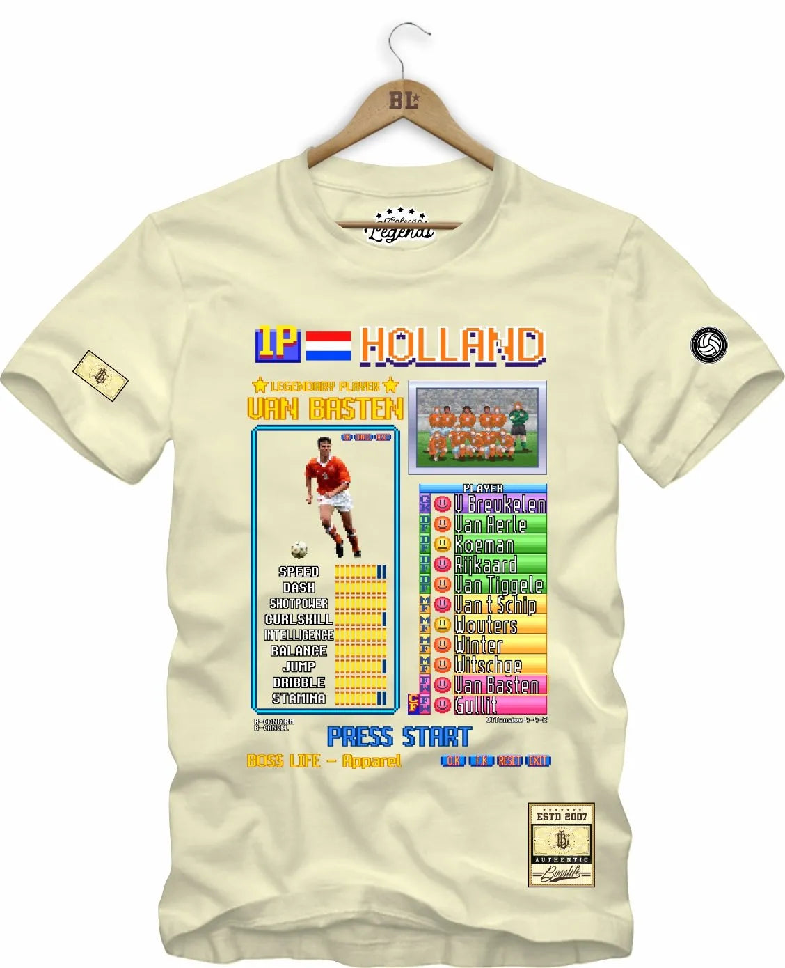 Camiseta Legends Card Van Basten