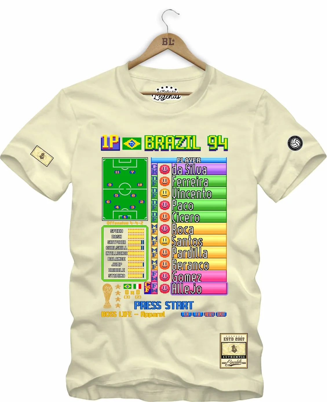 Camiseta Legends Brasil 94