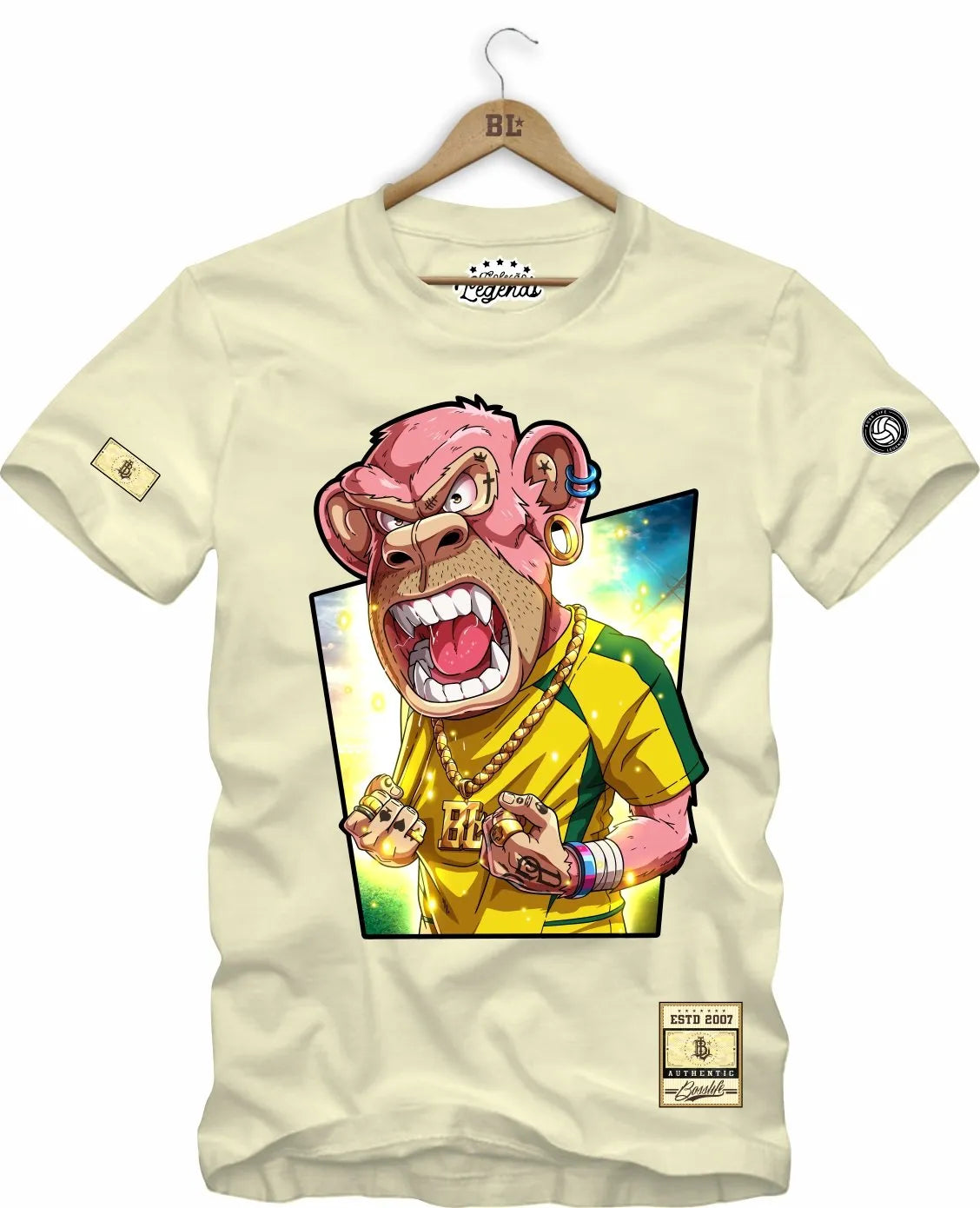Camiseta Legends Monkey Raça