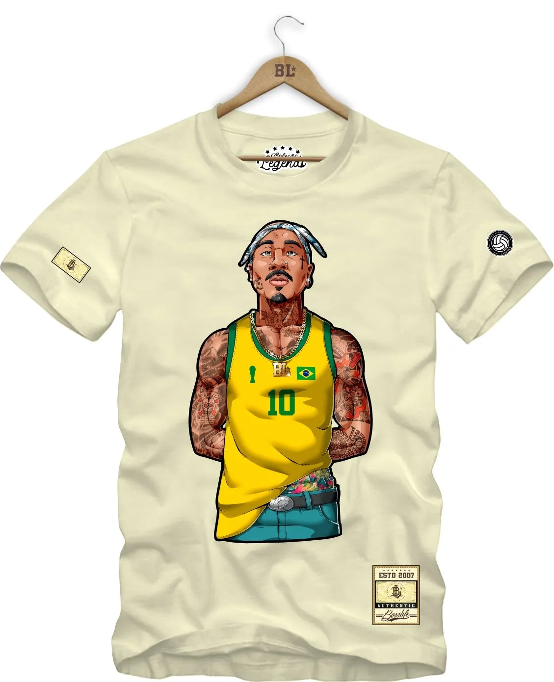 Camiseta Legends 2Pac Brasil