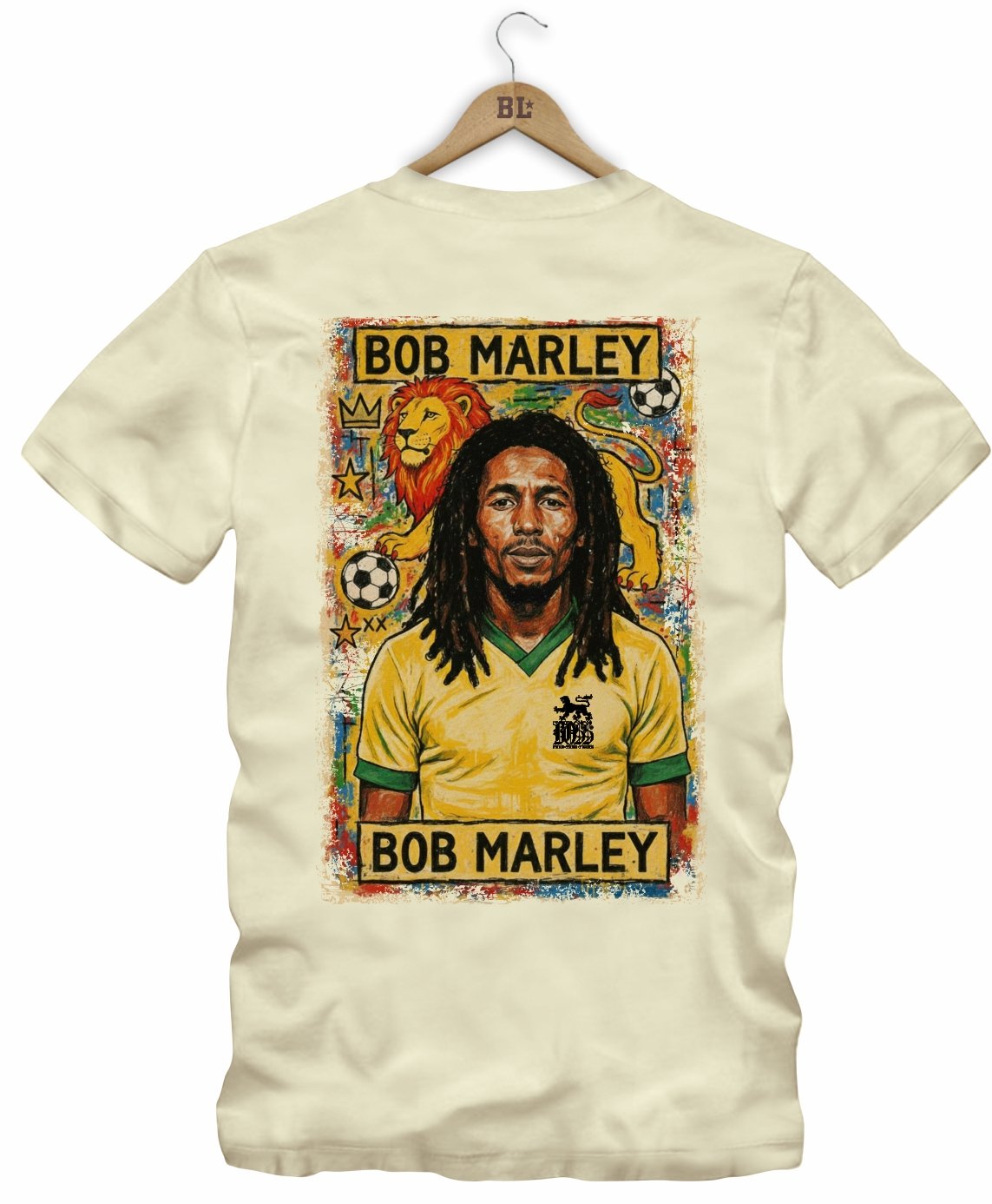 Camiseta Legends Bob Lion Frente e Costas