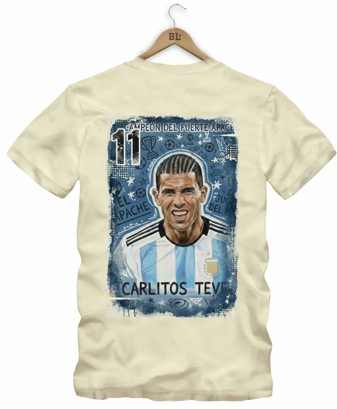 Camiseta Legends El Apache Frente e Costas