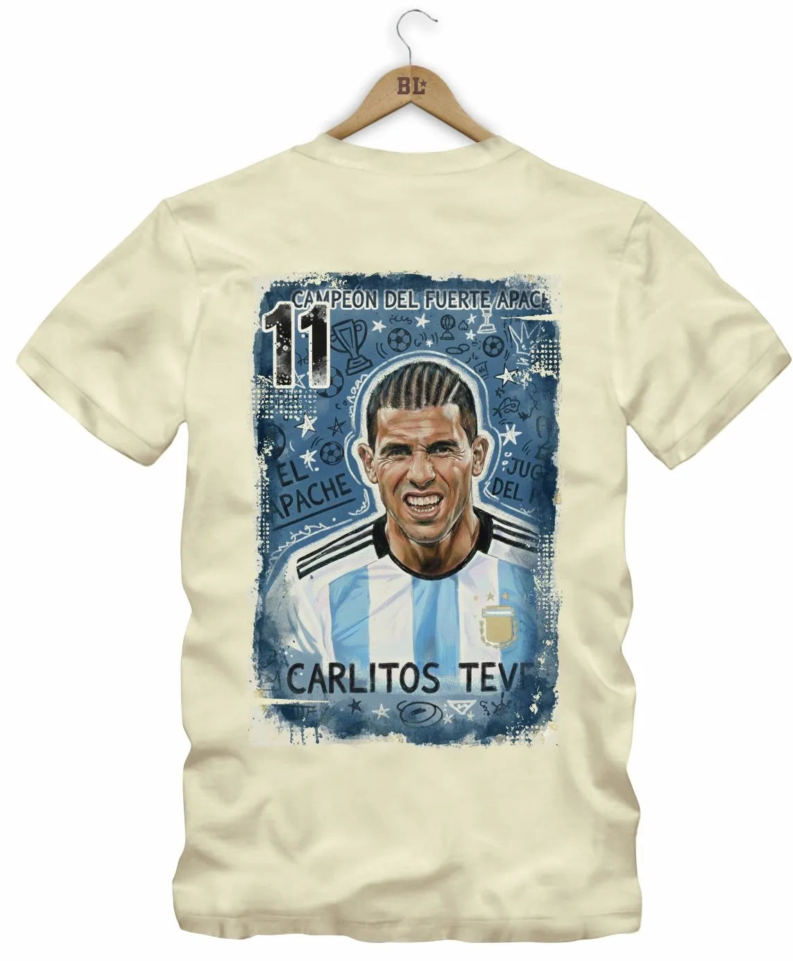 Camiseta Legends El Apache Frente e Costas