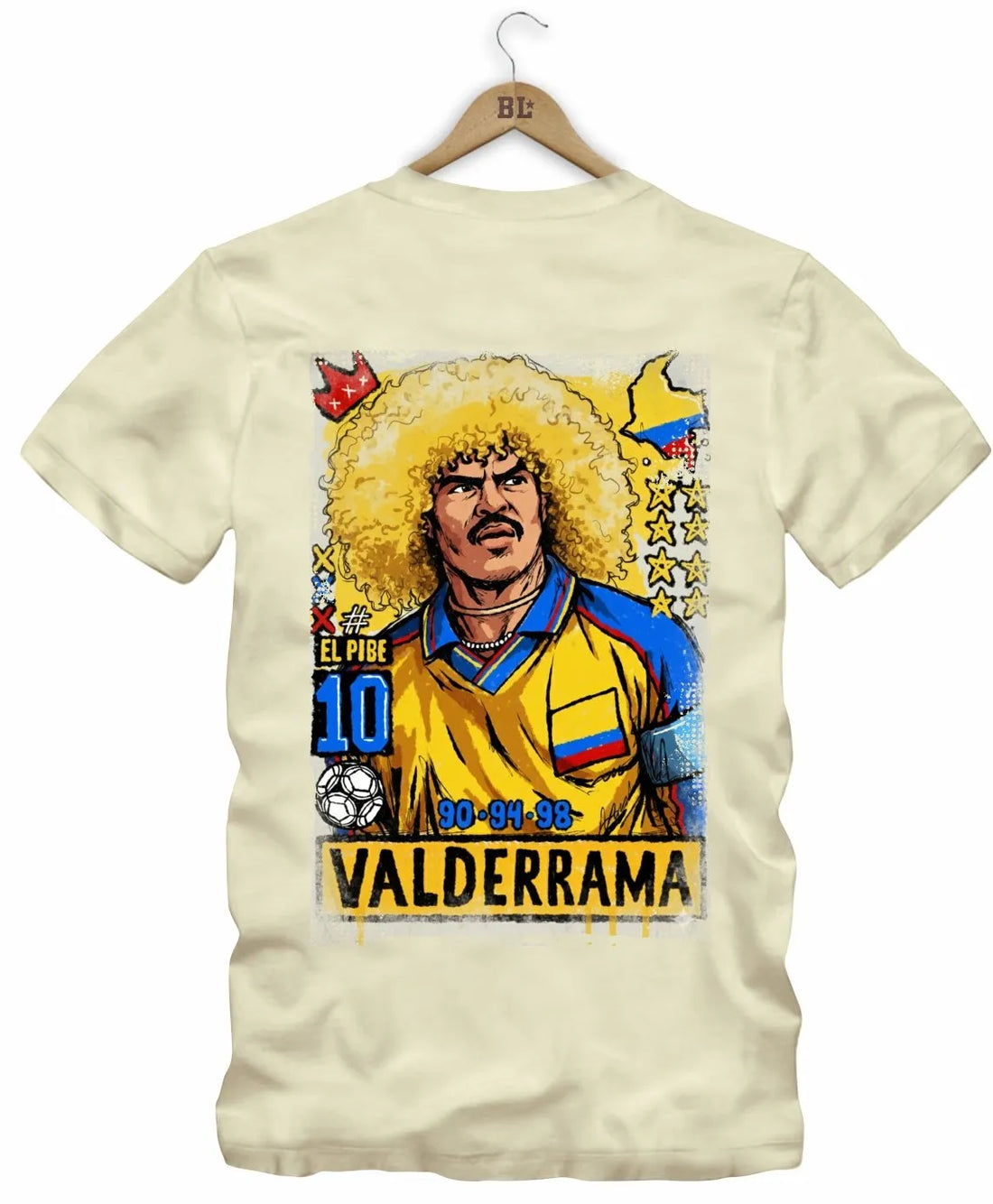 Camiseta Legends El Pibe Frente e Costas