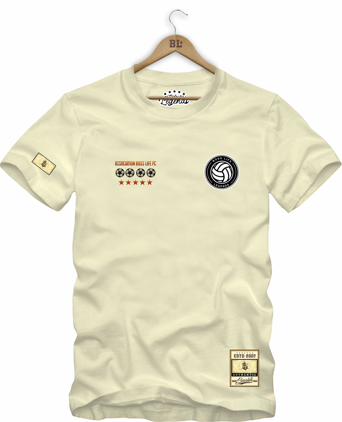 Camiseta Legends O Bruxo Frente e costas