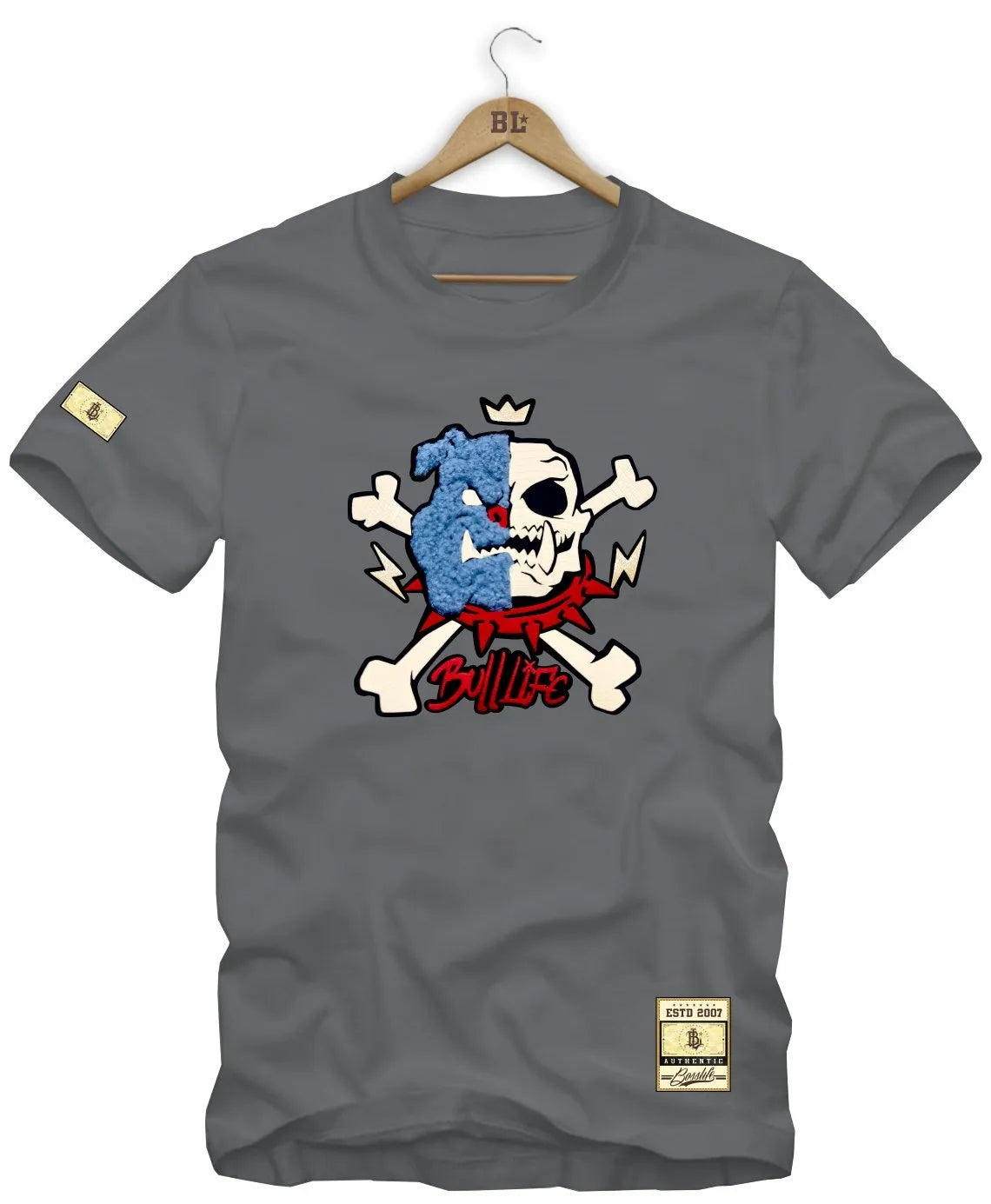 Camiseta Boss Life Touch Face Skull