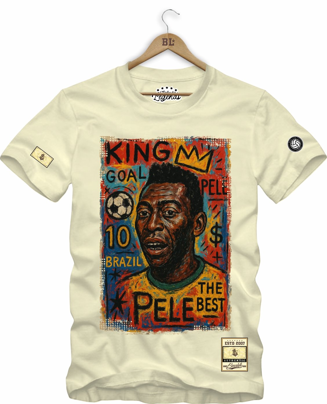 Camiseta Legends Rei Pelé