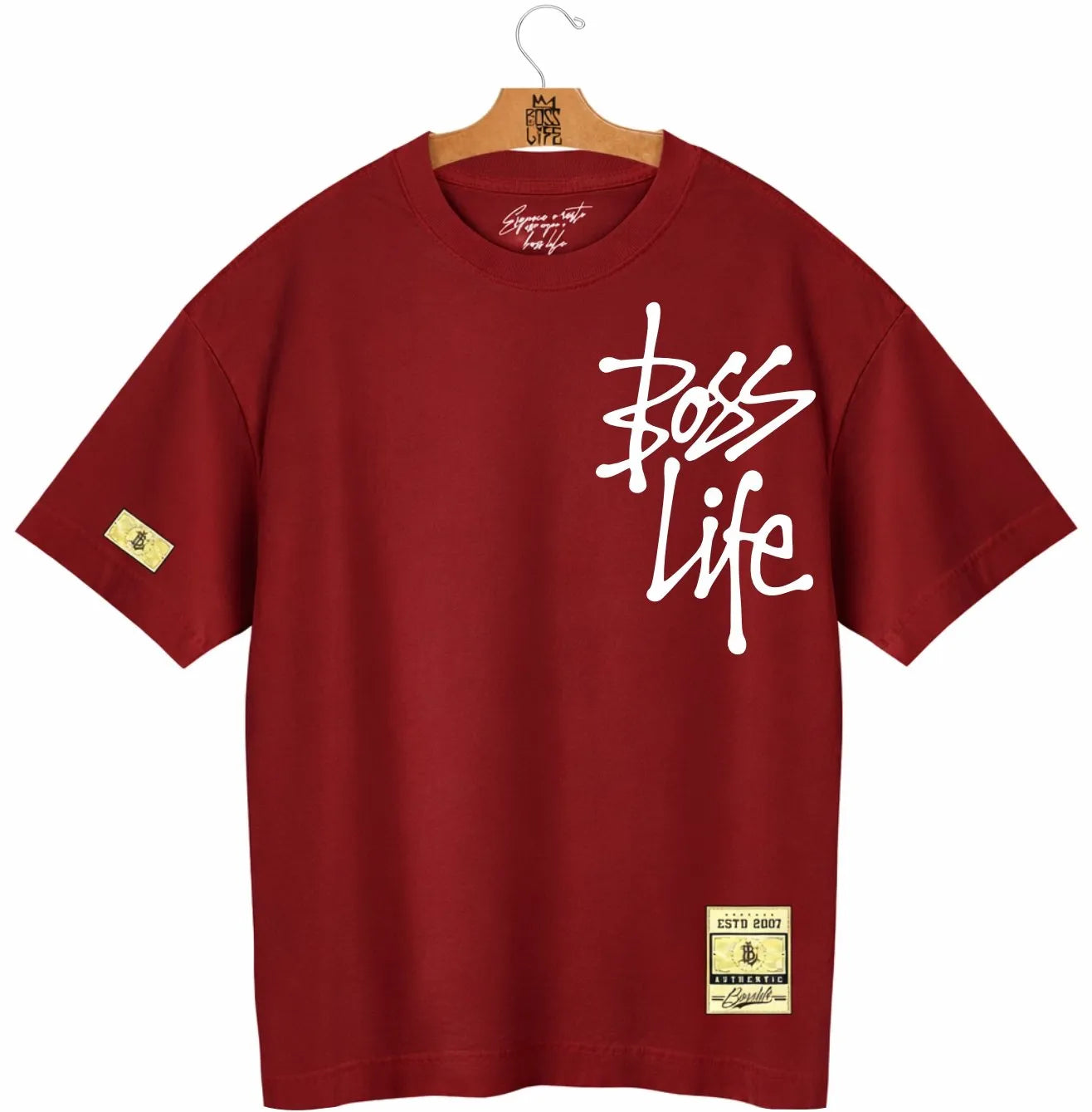 Camiseta Oversized Boss Life Signature Ink 2