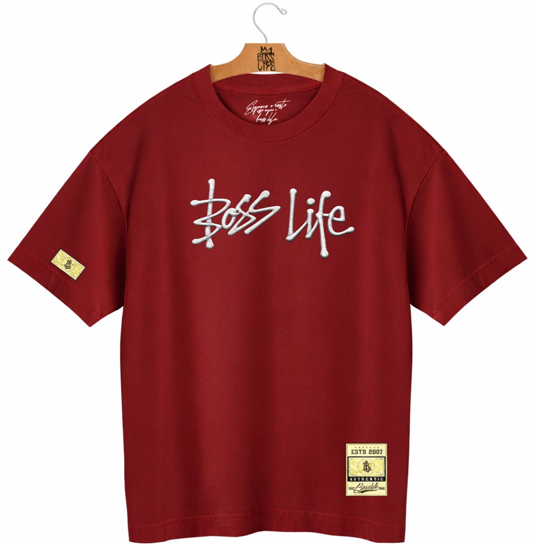 Camiseta Oversized Boss Life Ink Line