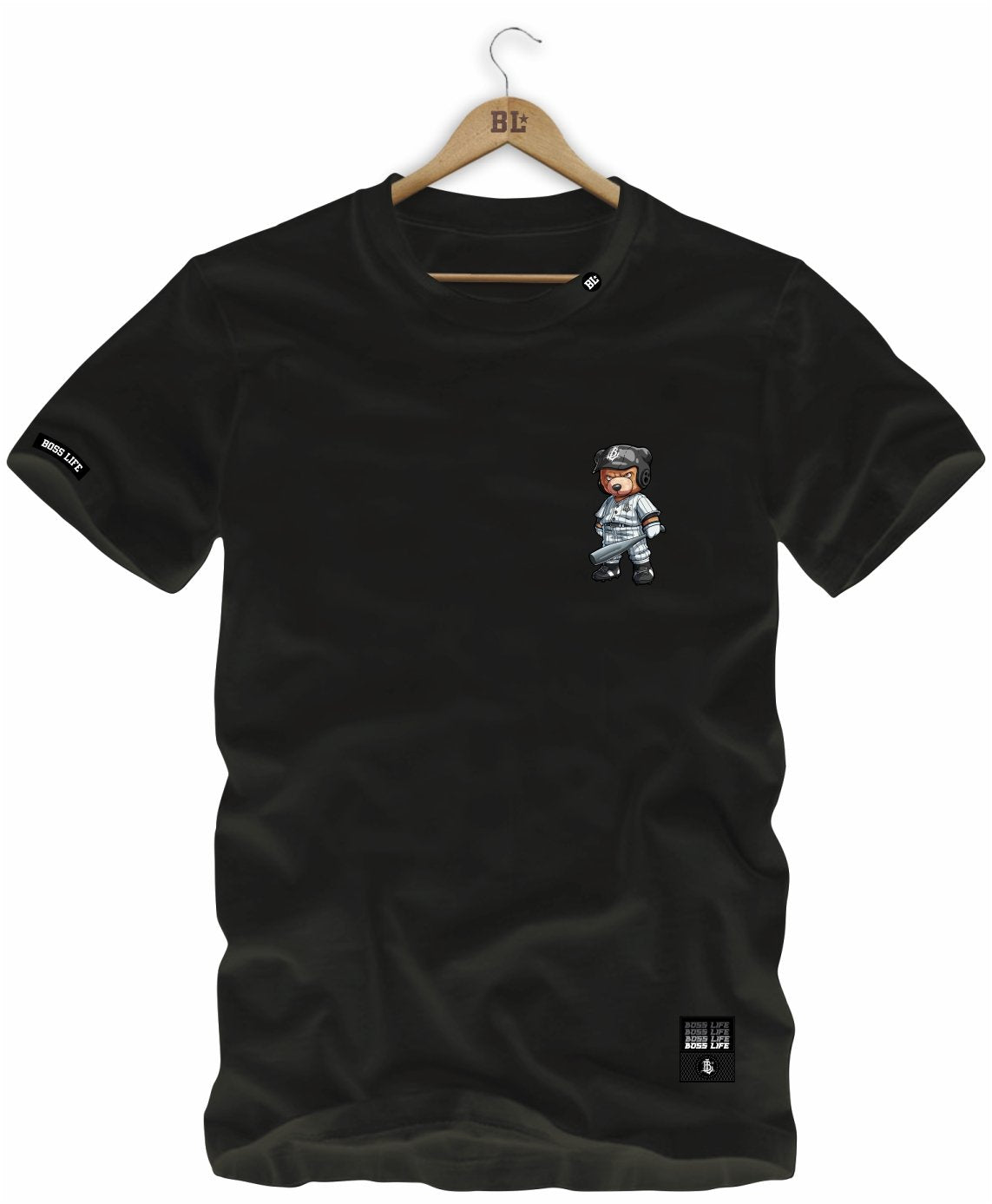 Camiseta Baseball Bear 2 Frente e Costas
