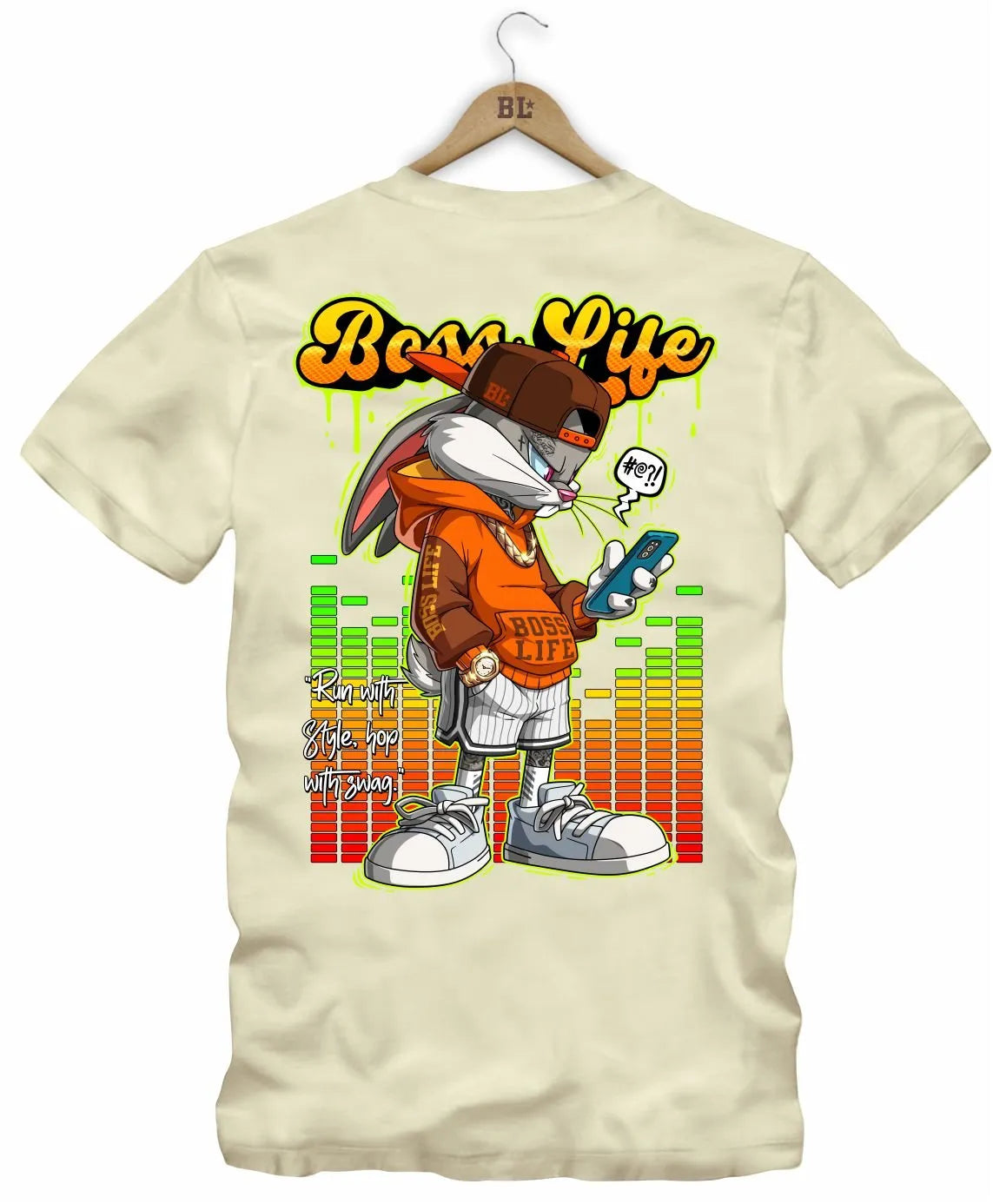 Camiseta Boss Life Bunny 2 Frente e Costas