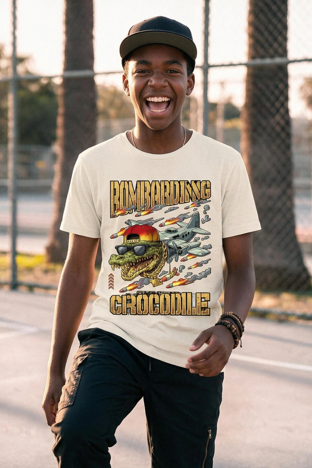 Camiseta Infantil Bombardier Crocodile Boss Life - foto alternativa