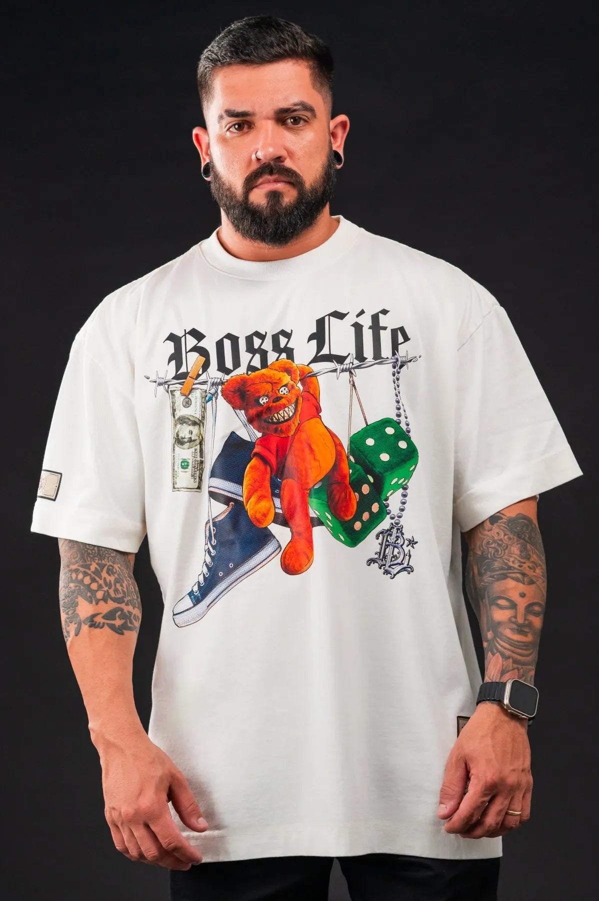 Camiseta Oversized Wild Bear