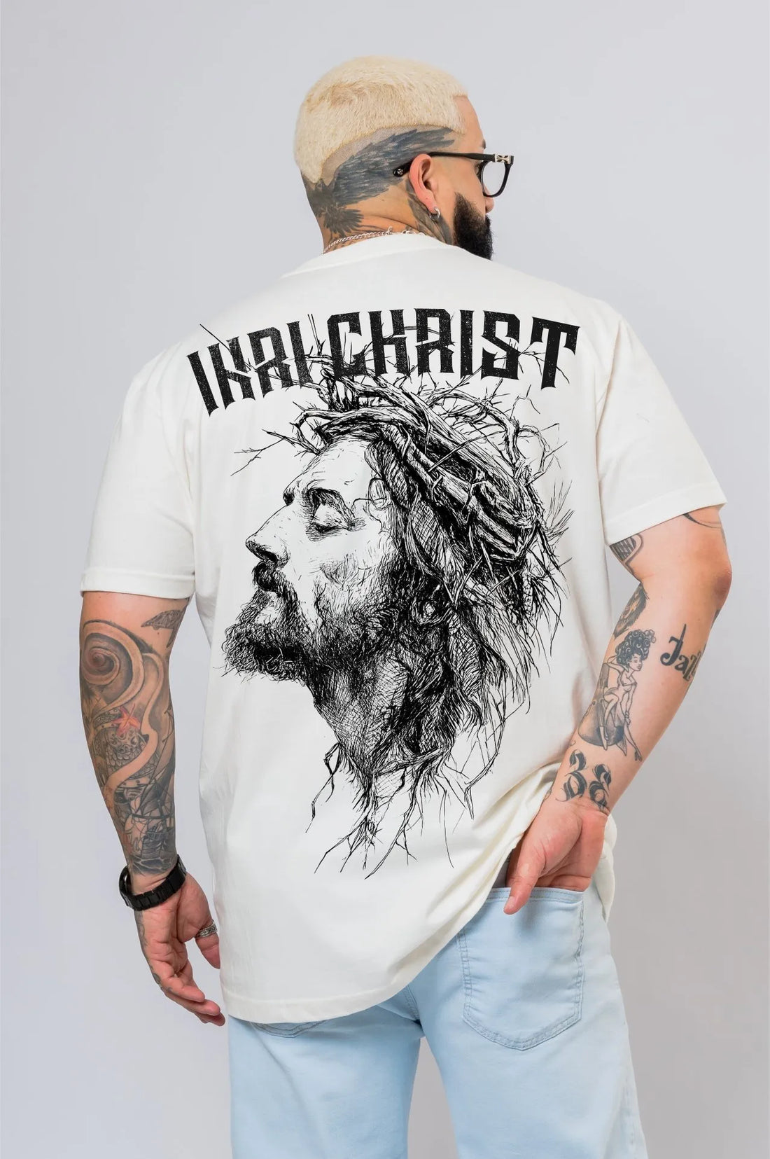 Camiseta Bl Faith Christ 3 Frente e Costas