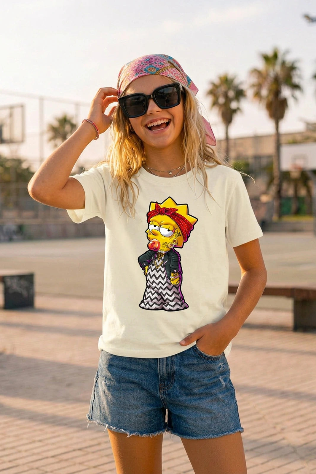 Camiseta Infantil Punk Rock Kid Boss Life - foto alternativa