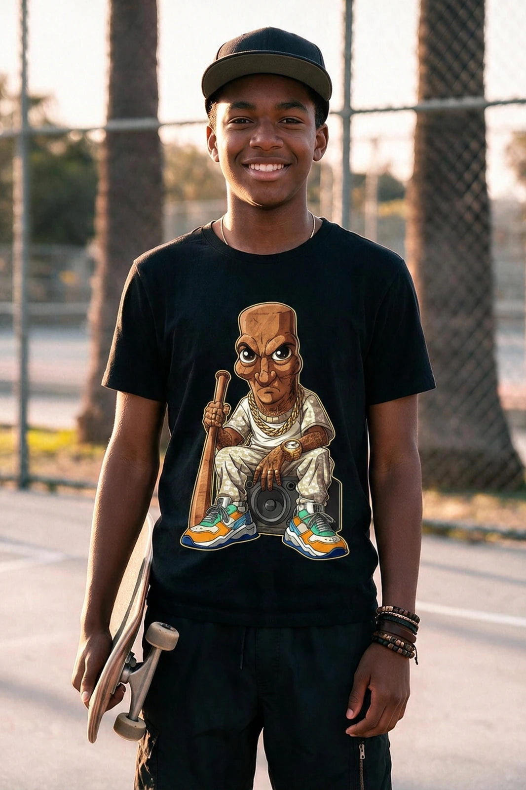 Camiseta Infantil Old Skool Boss Life