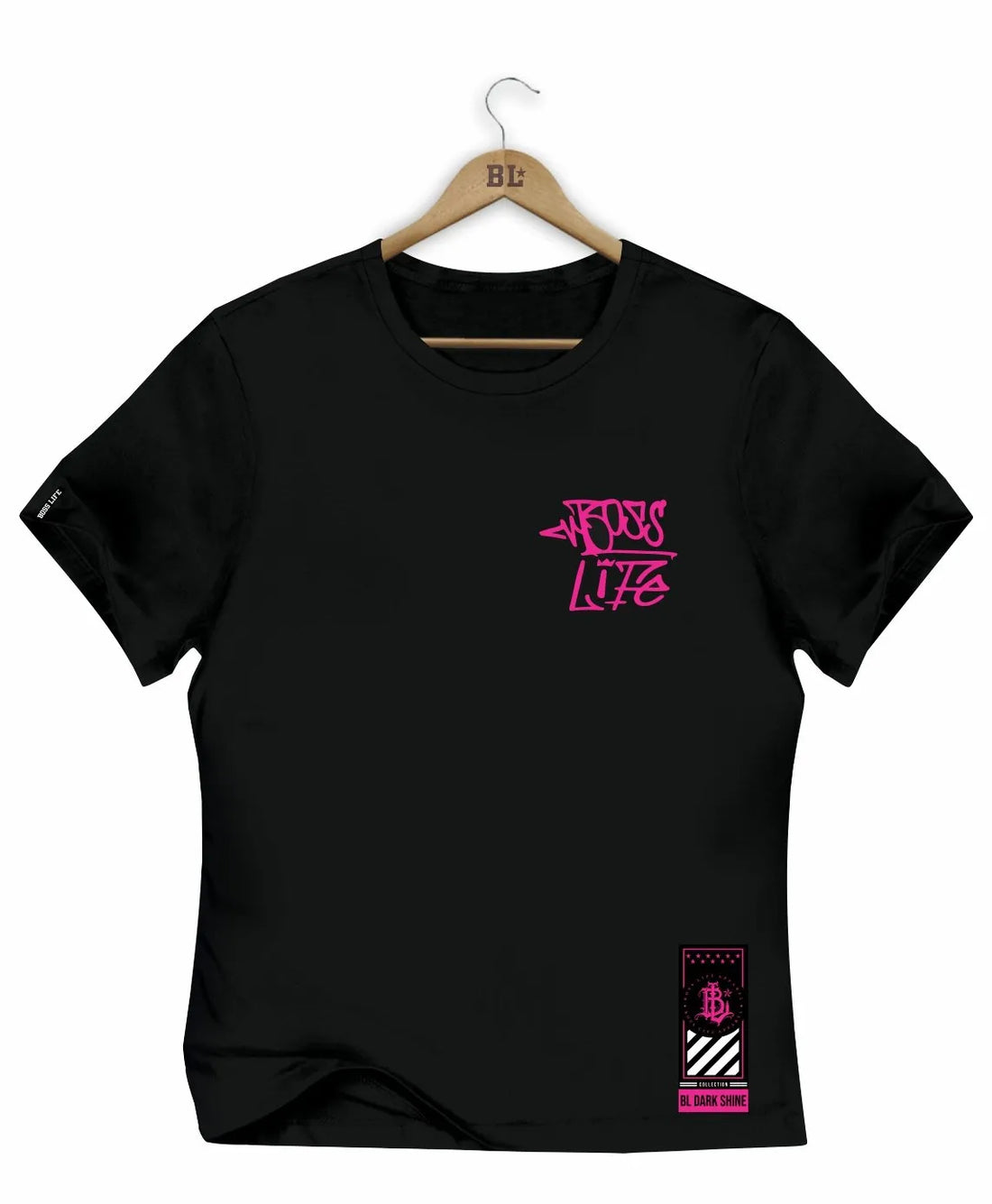 Camiseta Baby Look Dark Shine Lettering Graffiti 2