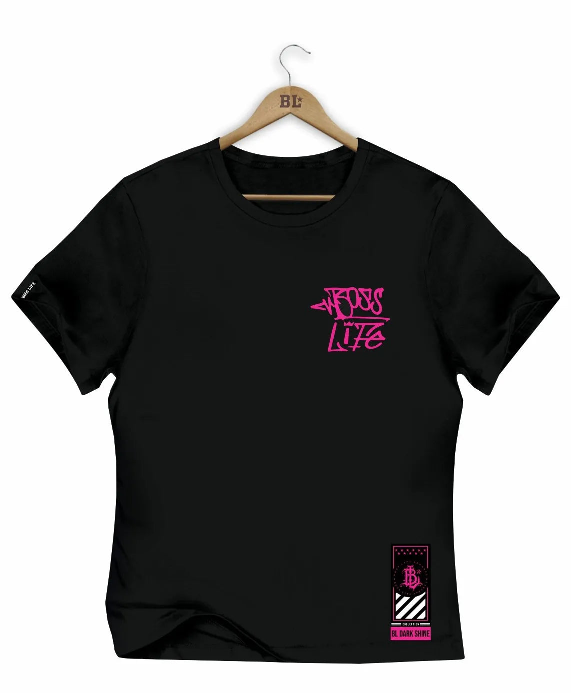 Camiseta Baby Look Dark Shine Lettering Graffiti 2
