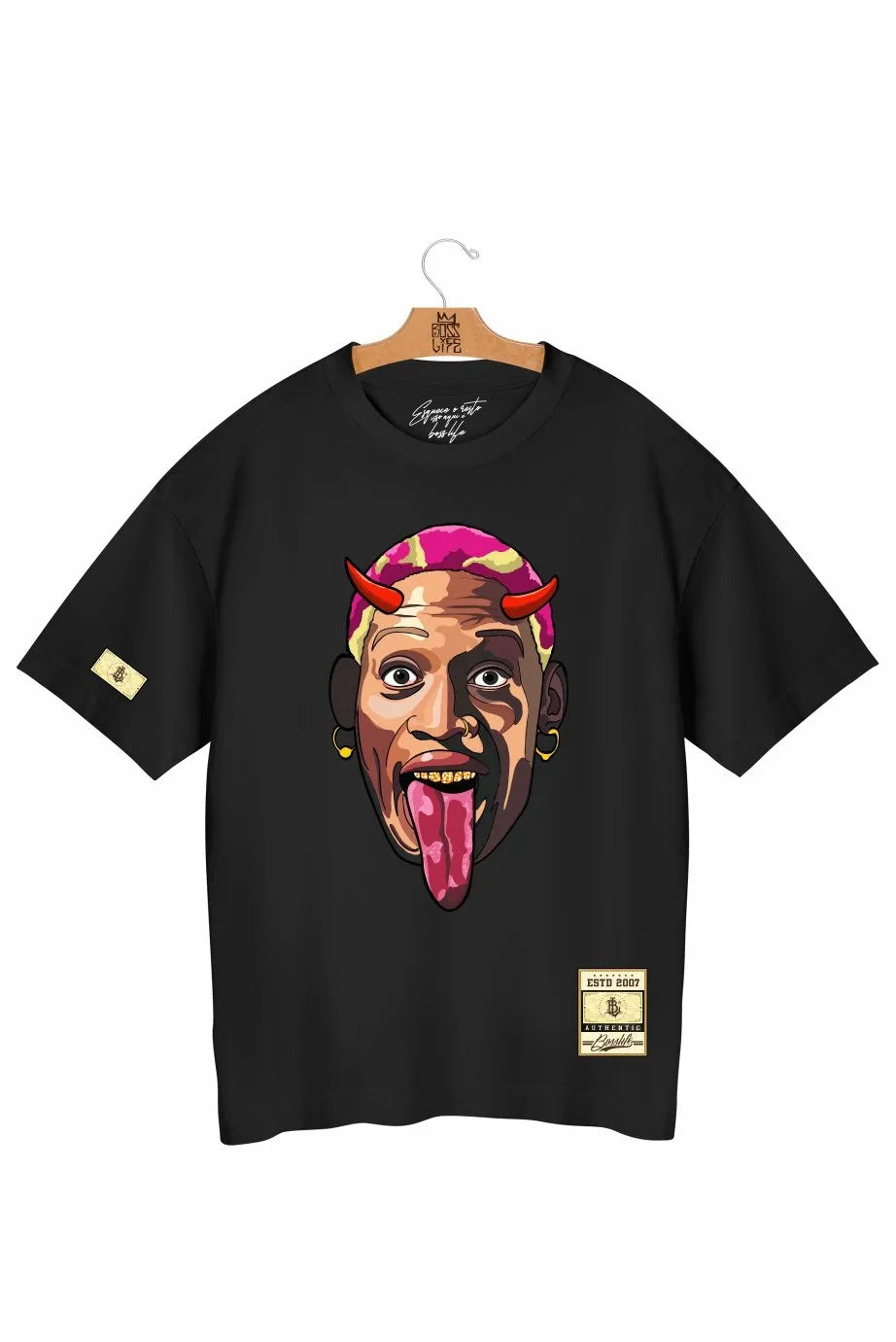 Camiseta Oversized Bl Dennis 91
