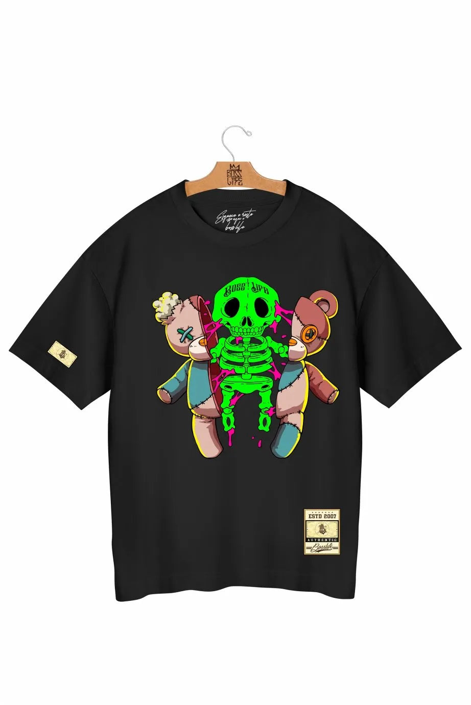 Camiseta Oversized Teddy Bones